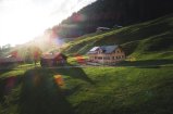 Berghof Abendstimmung