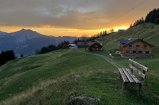 Sonnenuntergang auf dem Sonderdach