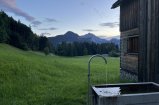 Abendstimmung auf der Terrasse